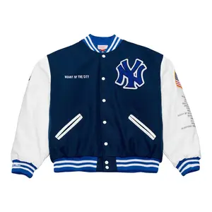 Jay-Z The Blueprint x New York Yankees Blue Varsity Full-Snap Jacket