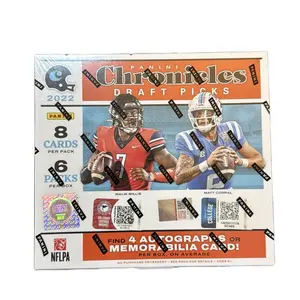 2022 Panini Chronicles Draft Picks Football Hobby Cards (4 Autographed or Memorabilia cards per box)