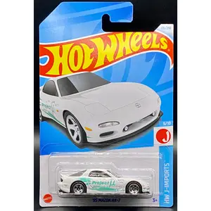 Mazda RX-7 95 FD3S White Project Mu 2024 Hot Wheels