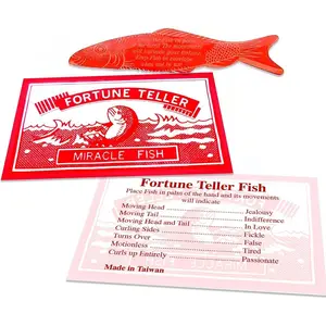 Large 3.5 Inch Mood Fortune Teller Fish - Set of 72 - Cool Novelty Toy for Kids and Adults - Fun Science Learning Aid - Christmas Party Cracker Toy, Gift Exchange & Birthday Party Favor