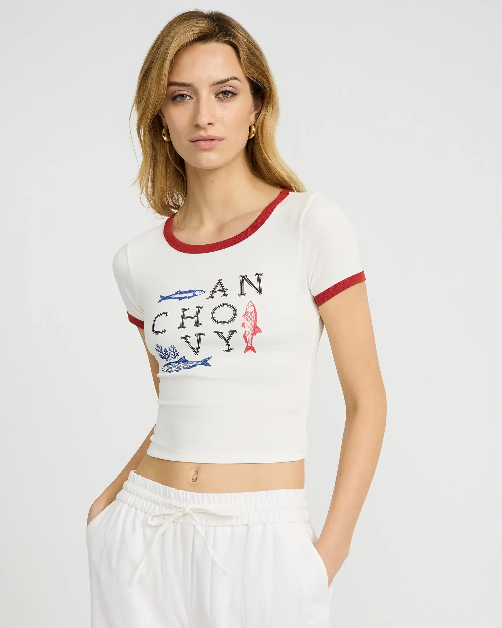 Express Anchovy Graphic Baby Tee