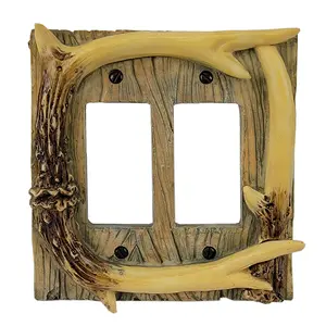 Electrical Cover Plate Double-Antler