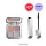 TikTok Exclusive - r.e.m. beauty by Ariana Grande sweet dreams eyeshadow quad makeup + free mascara (GWP) - long wearing, clean, talc-free, vegan, buildable color