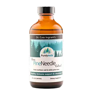 Purely Wild Pine Needle Extract – Wild-Sourced Pine Needle Oil – Men's Vitality & Immune Support – 8 fl oz – Third-Party Lab Tested