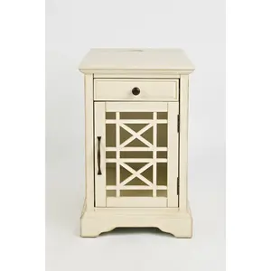 Craftsman USB Charging Chairside End Table