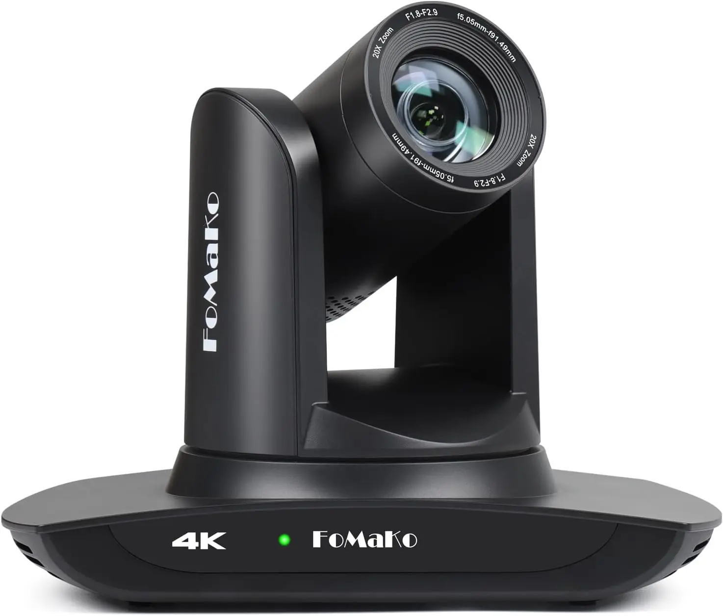 FoMaKo 4K PTZ Camera HDMI, AI Auto-Tracking Gen 3, 20X Optical Zoom, USB3.0 LAN HDMI PTZ Camera 4K for Church Worship Education Conference Events, K20UH