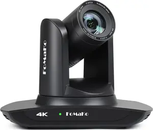 FoMaKo 4K PTZ Camera HDMI, AI Auto-Tracking Gen 3, 20X Optical Zoom, USB3.0 LAN HDMI PTZ Camera 4K for Church Worship Education Conference Events, K20UH