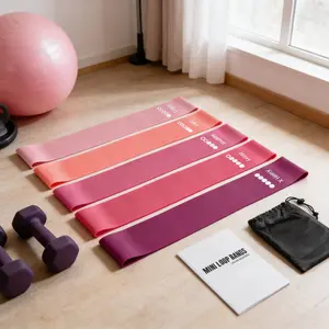 [SummerVibes]Resistance Bands Set of 5, Home Workout Exercise Bands