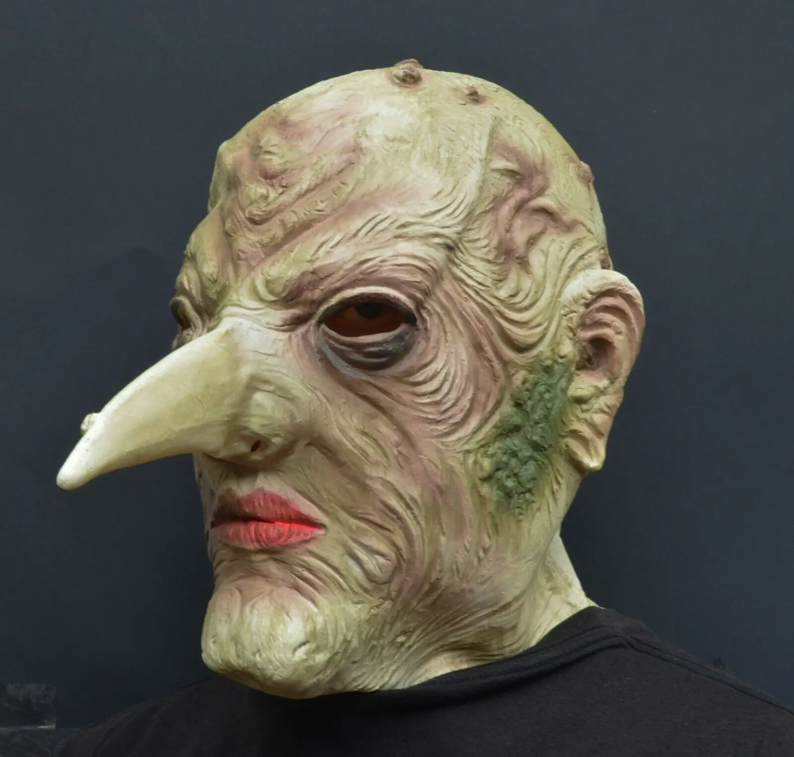 Listing info Views:	 33 Buyer ID:	 nwqt7561 Duration:	 Good Till Canceled Start time:	 Oct 01, 2021 10:53:32 PM PDT Picture 1 of 11 Hover to zoom Have one to sell? Sell now Halloween Realistic Witch Mask Full cover Scary Evil Latex Costume Mask