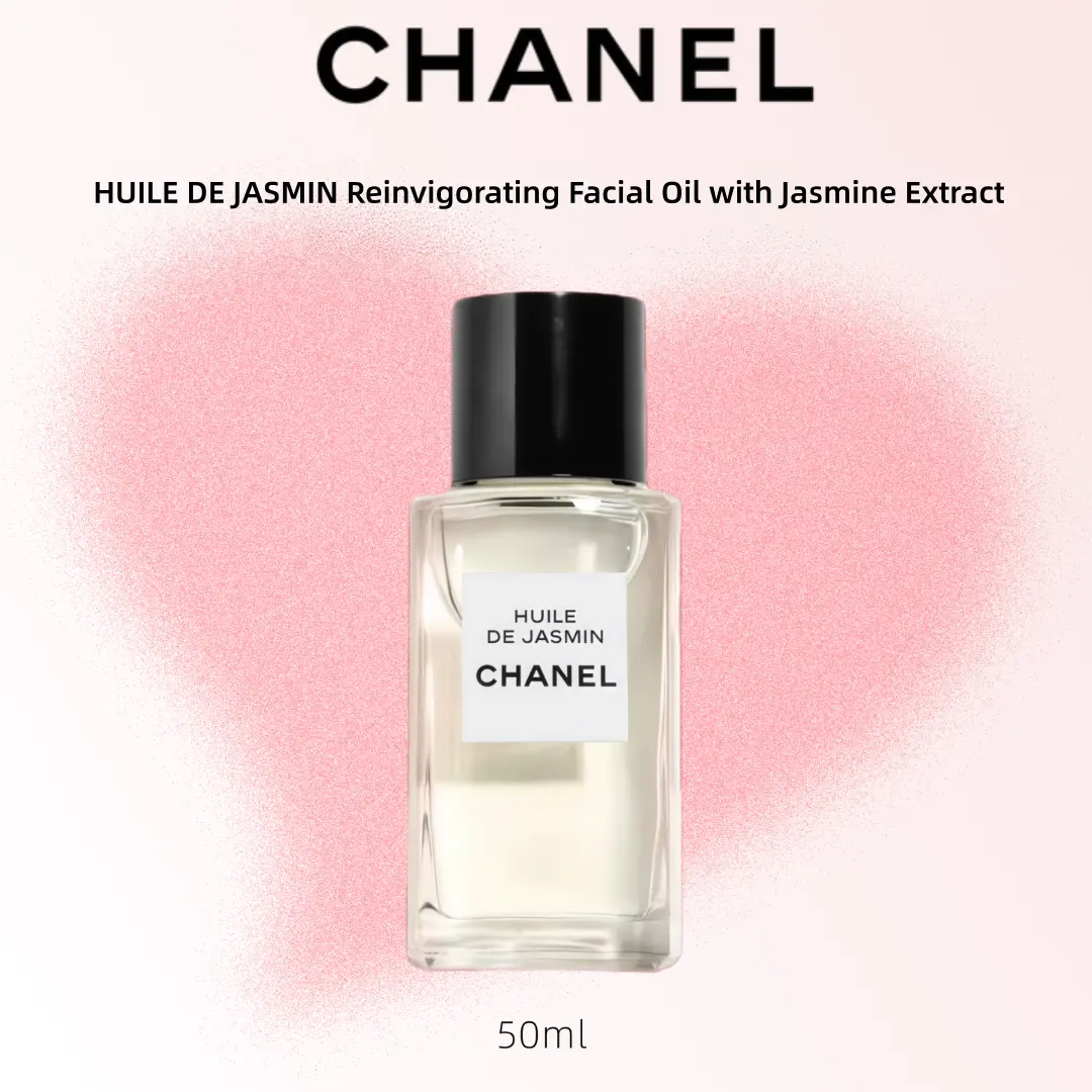 CHANEL Jasmine Oil - Reinvigorating facial oil with jasmine extract, nourishing and smoothing luxury face oil, 50 ml