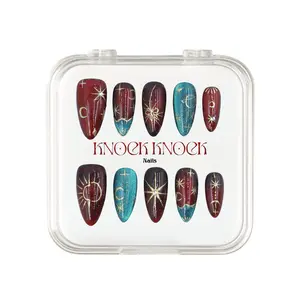 KNOCK.KNOCK NAILS 2026 | Aries｜10PCS 100% Handmade Press-on Nails
