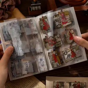 Junk Journal Stickers for Scrapbooking, 120 count Retro Flower Butterfly Nature Poem  Letter Decorative Stickers for Scrapbook, DIY Crafts Album Phone Cases Laptops Calendars Notebook (Beauty)