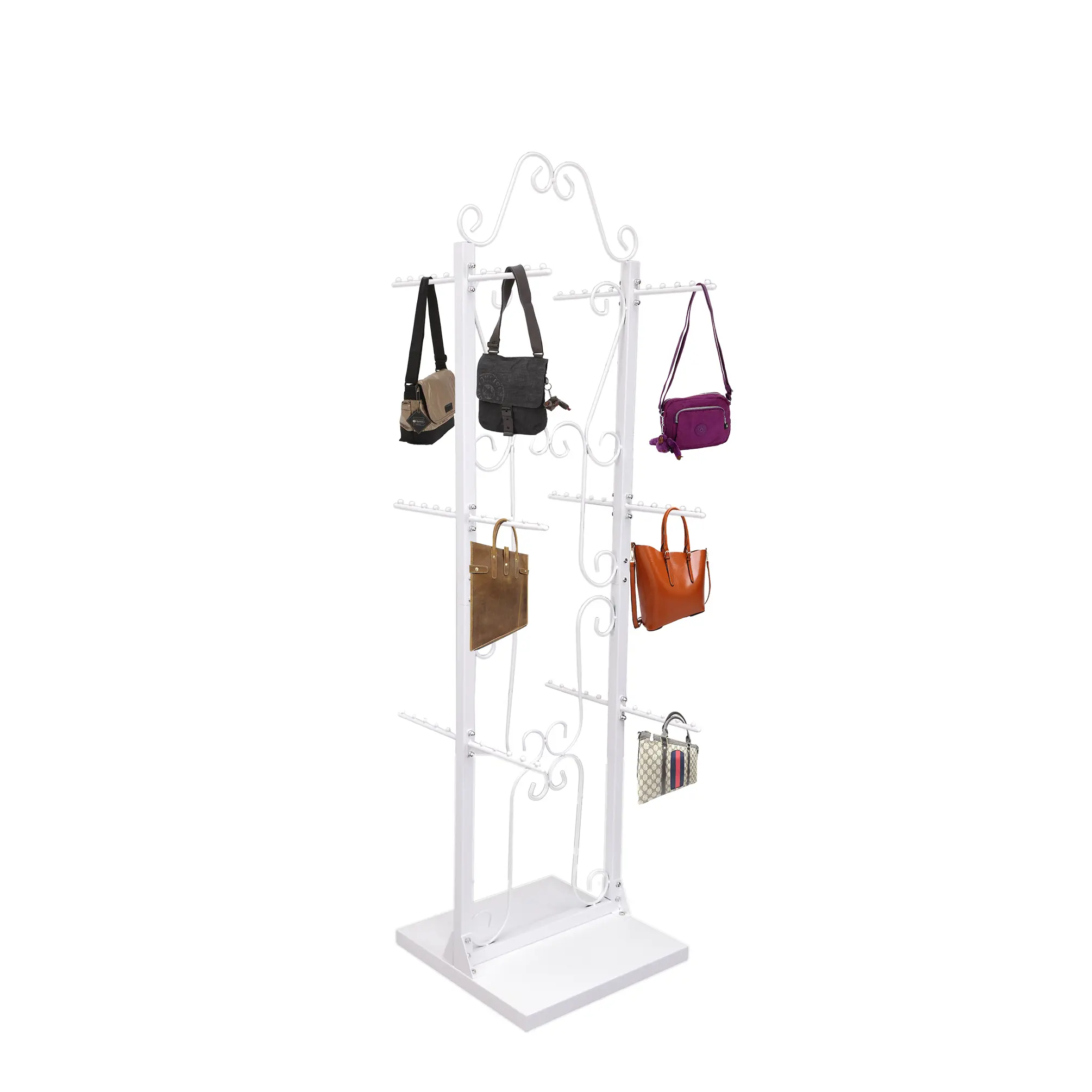 FixtureDisplays® Double Sided Decorative Clothing Purse Jewelry Store Display Hanging Stand 100717-NF