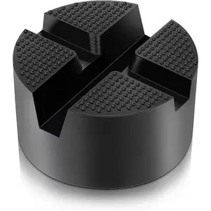 Floor Jack Pad,Universal Thickened Rubber Pinch Weld Jack Adapter Pad/Puck,  Lift Frame Rail Protection Accessories -1 Pc