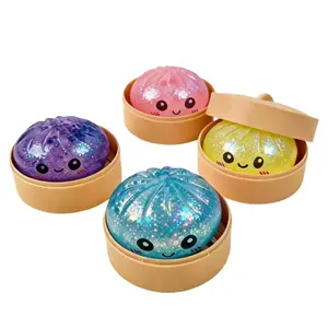 Extra Large Dumpling Squishy Stress Relief Toy, Soft TPR, Random Style, & Easter Gift for Kids