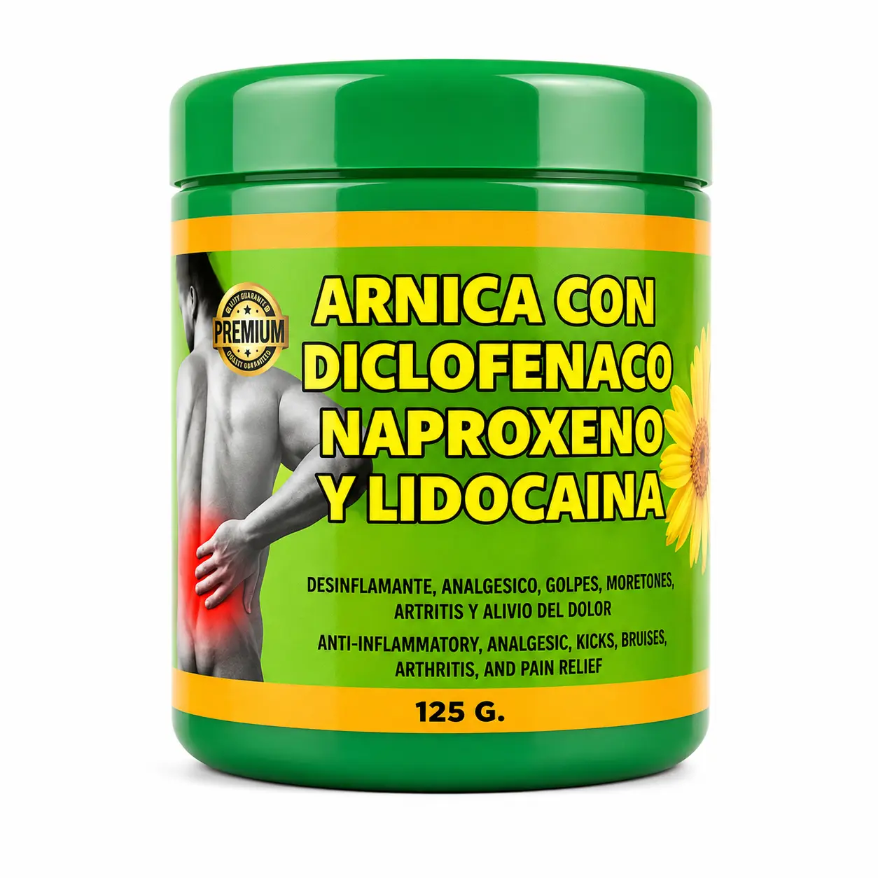 Arnica Gel Massage Balm 125g | Arnica & Botanical Oils for Full-Body Massage, Muscle Care & Recovery