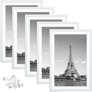 13x16 Picture Frame Rustic Brown for Wall Hanging, Wall Mounting Horizontally or Vertically, 13 x 16 Wall Gallery Poster Photo Frame with Durable Shatter Resistant Plexiglass, Rustic Brown