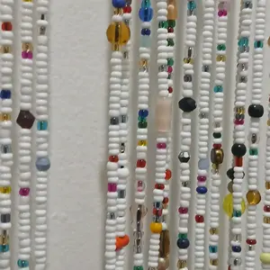 Custom Crystal Beaded Door Curtains with Multicolor Beads for Stylish Home Decor