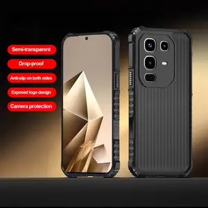 Phone Case For infinix NOTE 50 Pro - Striped Design - Fashionably Simple Business Style - Enhanced Protection at the Lens - Smooth Matte Texture - Comfortable Grip - Resistant to Fingerprints - Fashionable Mobile Phone Accessories