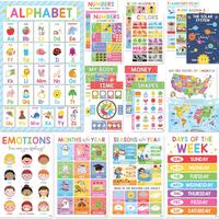 18 colorful educational posters 