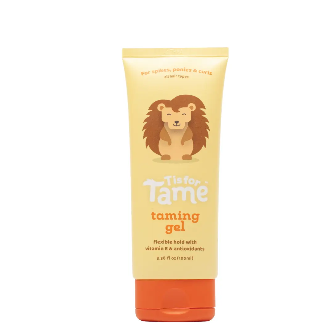 T is for Tame Kids Hair Taming Gel for Soft, Natural Style & Hold, Vegan, Alcohol-Free, Cruelty-Free, Antioxidants & Vitamin E - Made in the USA