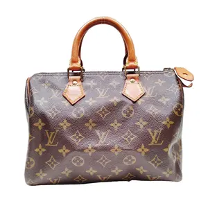 Pre-owned Louis Vuitton canvas Shoulder Bags $1490 1987 Monogram Speedy 25 MI872