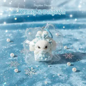1pc Blue & White Princess Bunny Squishy Toy, Soft Squishy Silicone Slow Rising Sensory Fidget for Stress Relief, Cute Rabbit with Crown Desk Decor, Durable Relaxing Gift for Girls, Birthday, Christmas & Party Favors
