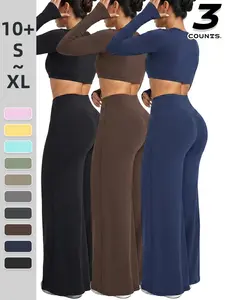 Women's Outdoor Sporty Casual High Waisted Yoga Long Pants, Comfortable Breathable Loose Fit, Ideal for Work, Daily Outing, Sports, Yoga