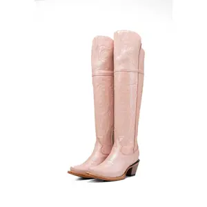 Amour Knee High Snip Toe Cowgirl Boot