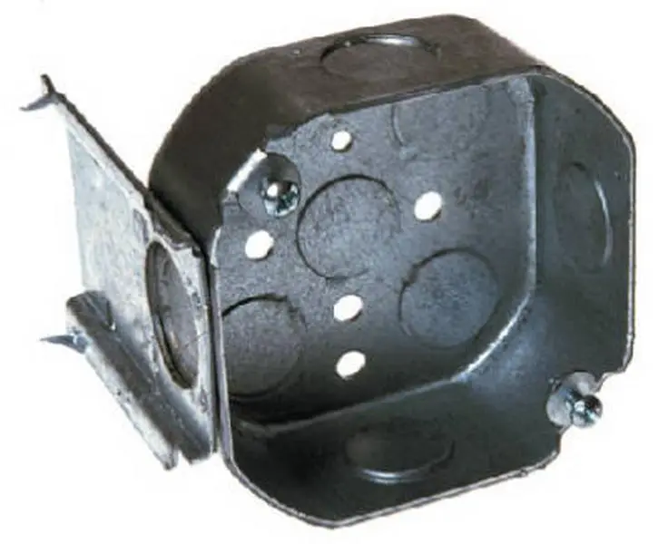 Raco 158 J Bracket Octagon Box - 4 x 1.5 in. Deep