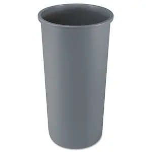 Rcp 354600GY Untouchable Waste Container Round Plastic 22 gal Gray