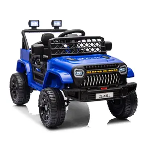 GARVEE 12V Ride On Truck for Toddlers Age 3+, Featuring 2.4G Remote Control, Spring Suspension, Battery Display, LED Lights, Music, Battery Powered, Available in Multiple Colors