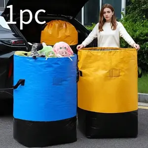 Extra Large Moving Bag, Waterproof Reinforced Handles, Foldable Storage Bag, Indoor Outdoor Storage, Essential for Travel, Dormitory, Clothes & Blankets