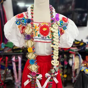 Class 2026 graduations leis Mexico lindo sarape style multi colors
