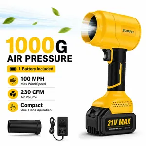 SOARFLY Turbo Jet Blower, Leaf Blower, Violent Turbo Fan, Pure Copper Motor, Car Drying after Wash, Handheld Snow Blower, Cordless Turbo Power Air Duster, Home Improve, Garden Mainte Holiday Gifts