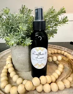 Leather & Lace Room and Linen Spray 4 oz Double Scented Extra Strong Long Lasting No Minimums TAT 4-8 Business Days