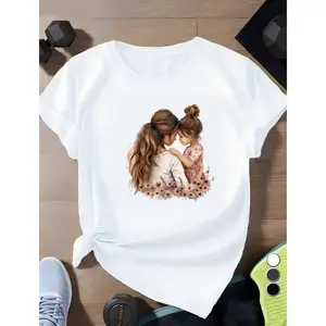 Comfortable floral Cotton T-shirt suitable for all seasons