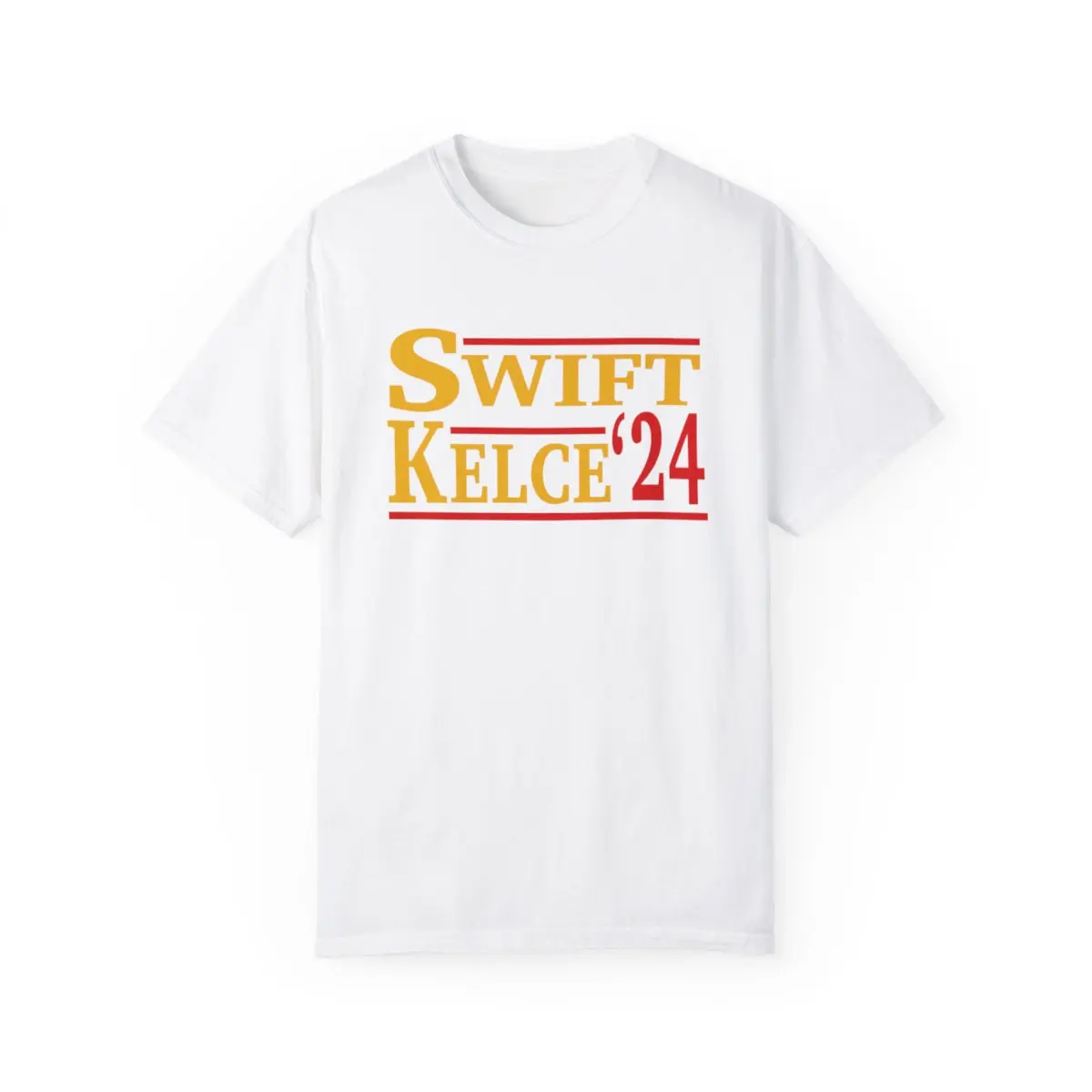 Swift, Kelce, 2024, Kansas City, Unisex Comfort Colors T-shirt