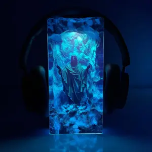 Jesus Lamp , Jesus Statue with Led Lights, Perfect Gift for Everyone, Birthday Gift,  Christmas Gift, Home Decor