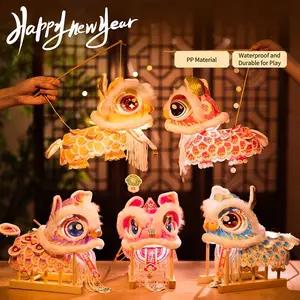 Horse Year Lantern DIY Material Kit Horse Lantern for New Year 2026 Lion Dance Lantern Spring Festival Lantern Hanging Ornament