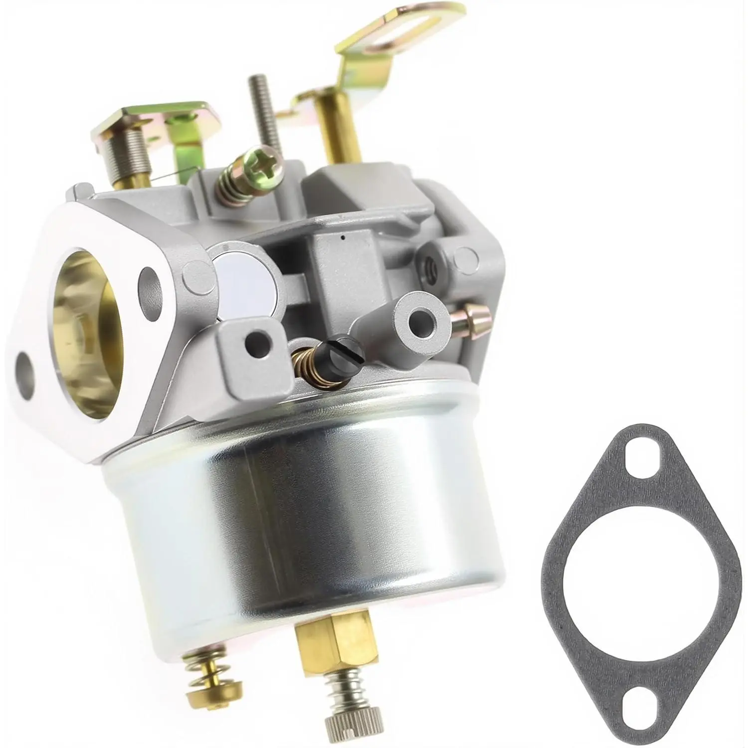640052 Adjustable Carburetor Suitable for Tecumseh 8HP 9HP 10HP Snow Pusher HMSK80 HMSK90 LH318SA LH358SA 632334A HM70 HM80 Suitable for Snow Pusher Generator Shredder Chipper 640349 640054 640058 640058A Carburetor