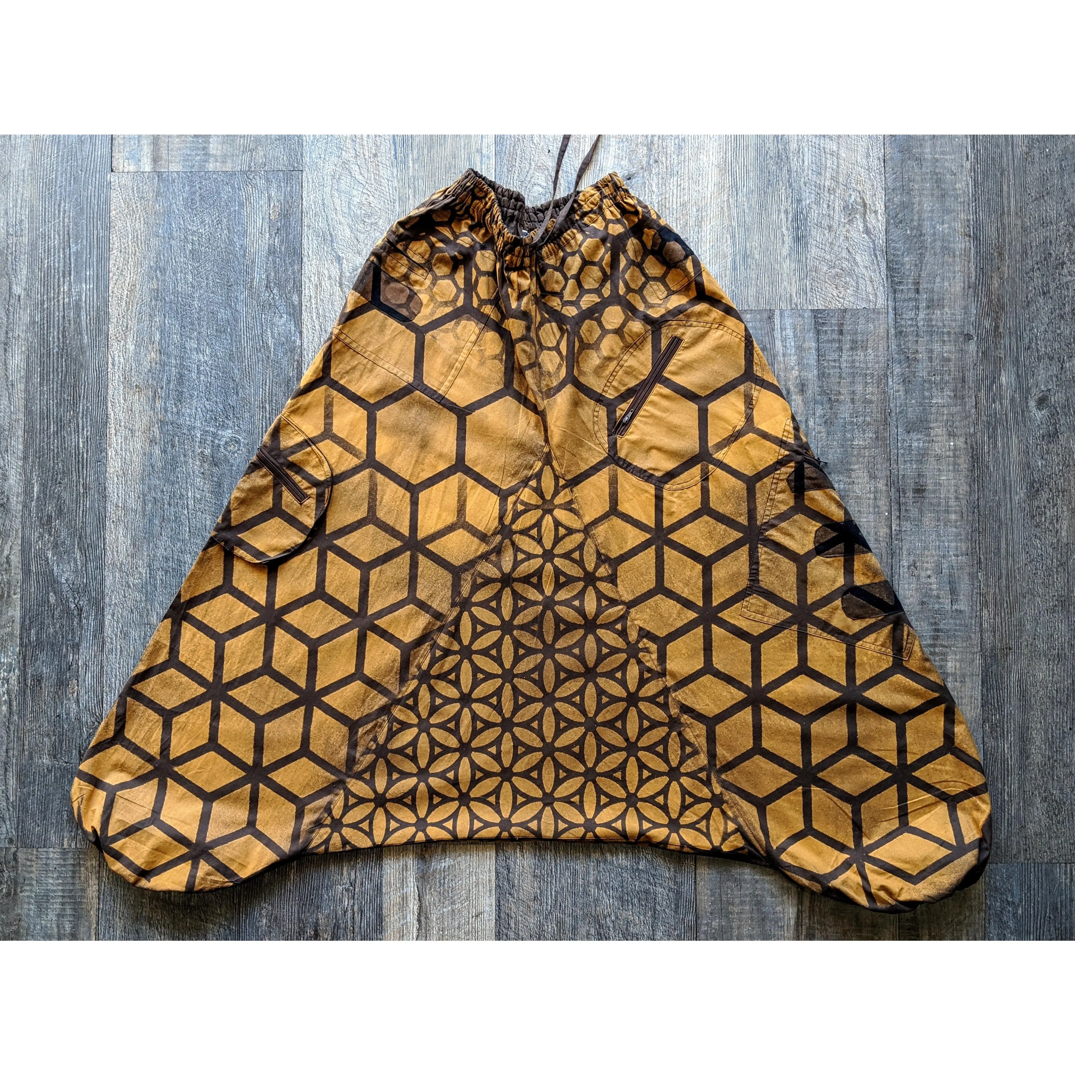 Honeyed Cubes Harem Pants