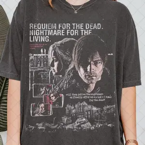 Resident Evil Requiem, Vintage Distressed Leon Kennedy Fan T-Shirt, Gift For Women and Man Unisex T-Shirt V81