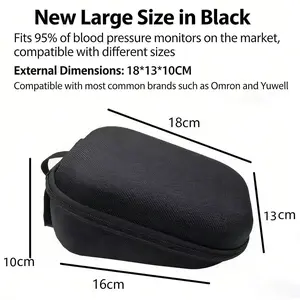 Large Universal Blood Pressure Monitor Carry On Storage Bag, Portable Case for Home Electronic Blood Pressure Monitor