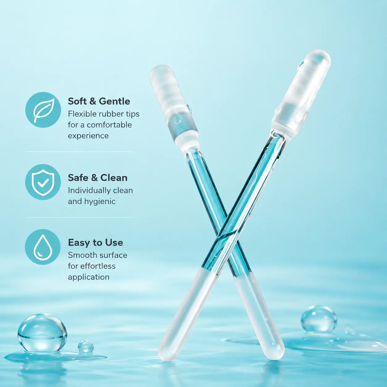 Reusable Sticky Ear Wax Removal Sticks, 24 Count with Soft Gel Tips for Gentle Daily Home Ear Cleaning, Ear Cleaning Stick