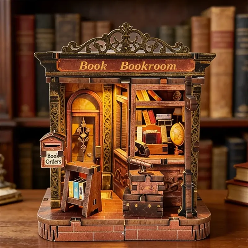 DIY Wooden Miniature Model Kits Mini Casa Japanese Restaurant 3D