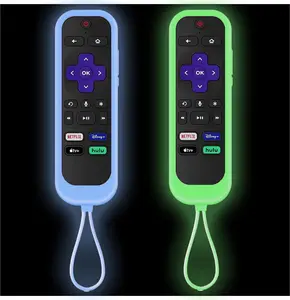 2Pack Remote Cover with  for  | Onn Remote | Express 4K+ | TV | TCL Glow in The Dark