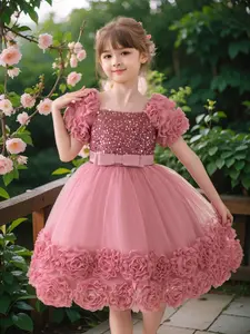 Girl Dress for Birthday Party  Summer Dress  Kid Summer Clothes Kids  Costume  Dress for Girls Girl Floral  Dresses Girl  Party  Outfit princess quince dress kiddress