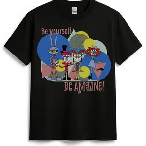 Digital Circus Tee | Cute Cartoon Graphic T-Shirt | Amazing Circus Birthday Party Shirt | Fun Animation Tee | Colorful Circus Fan Gift