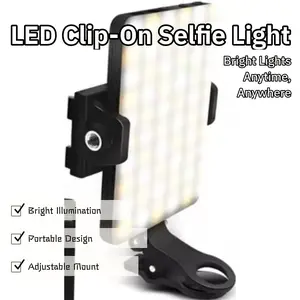 Rechargeable Clip-On Selfie Light